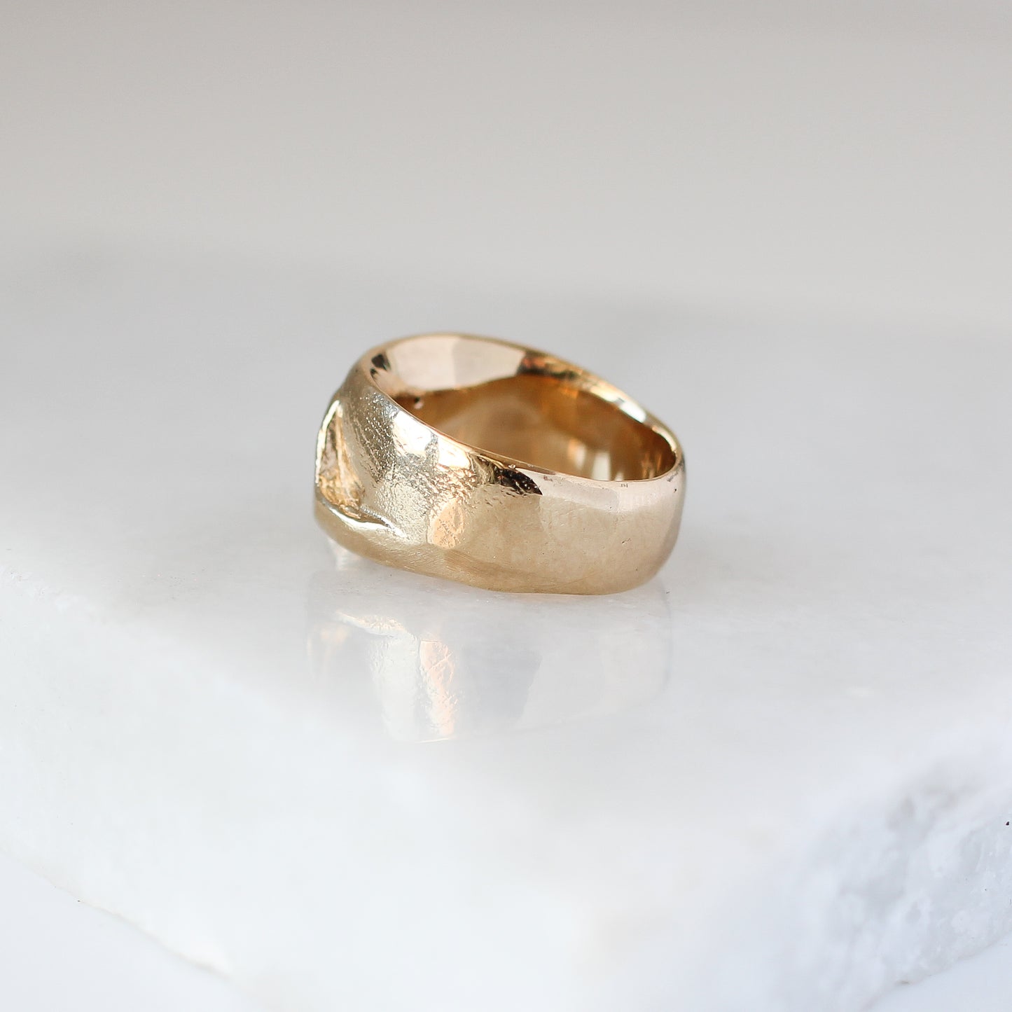 Afterlife Gold Skull Ring
