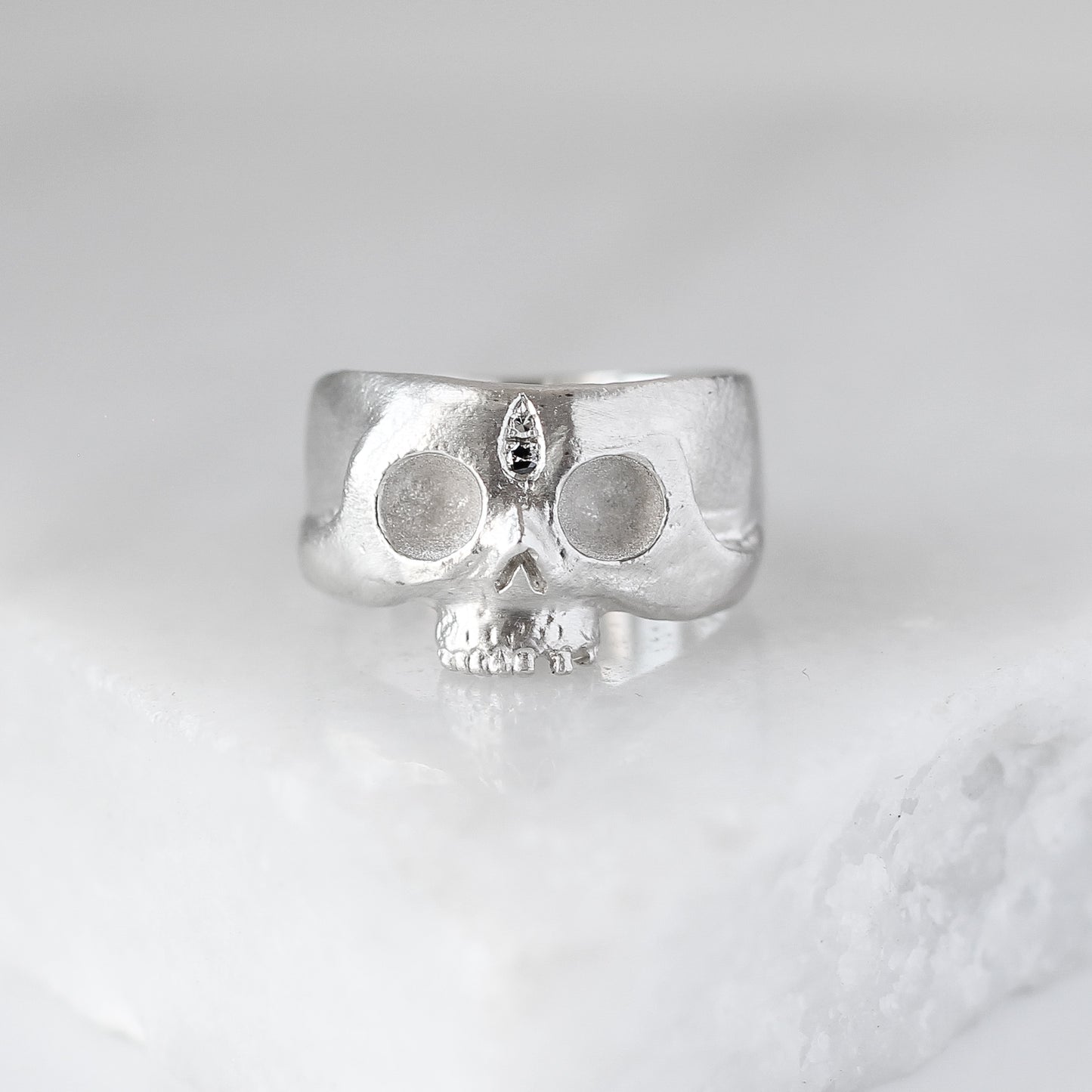 Afterlife Silver Skull Ring