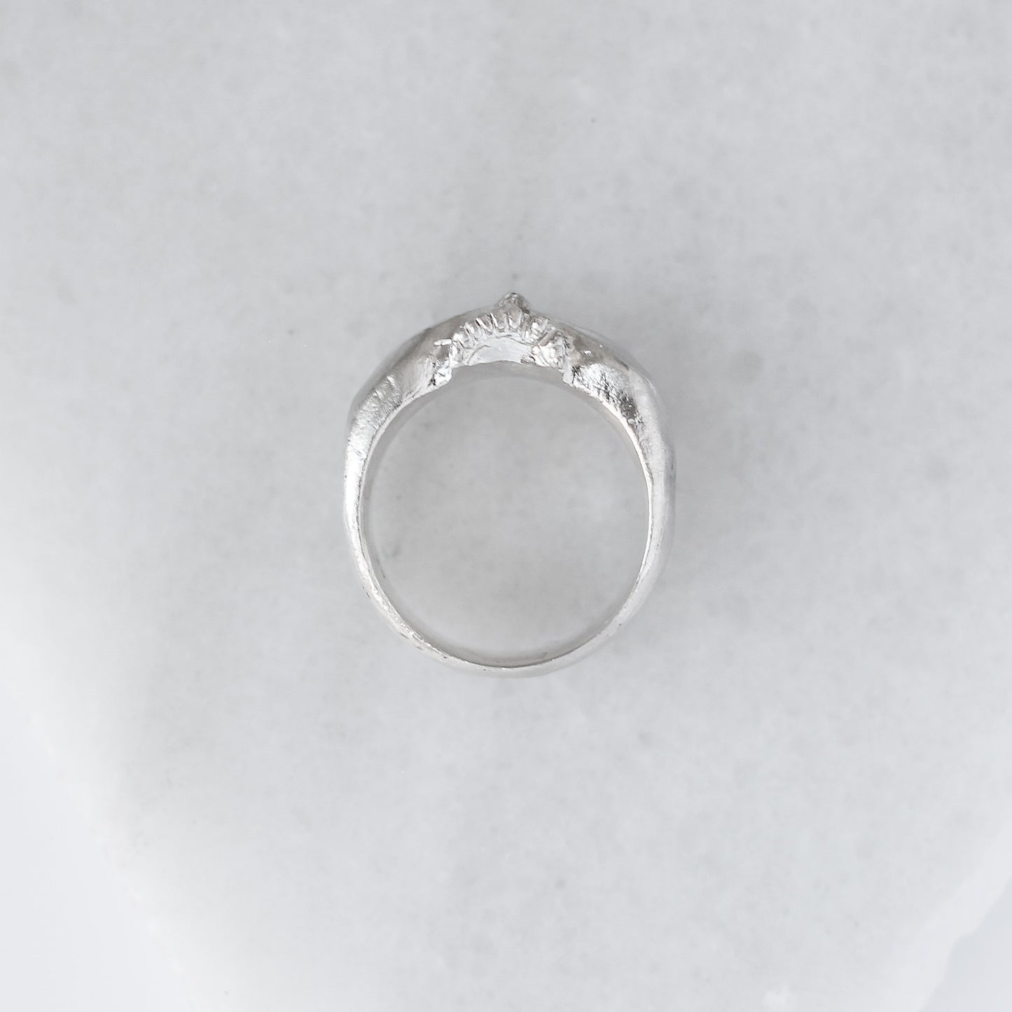 Afterlife Silver Skull Ring